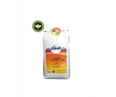 GekoO Organik Tam Buğday Unu 1000g freeshipping - DiabStore