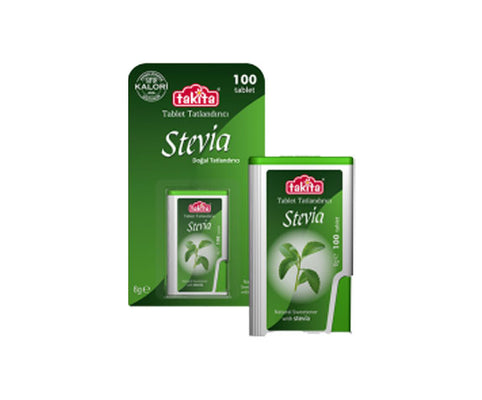 Takita Tablet Tatlandırıcı Stevia 100 Adet freeshipping - DiabStore