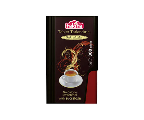 Takita Tablet Tatlandırıcı Sukraloz 300 Adet freeshipping - DiabStore
