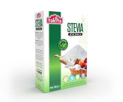 Takita Stevia Zero Beyaz Toz 250 g freeshipping - DiabStore