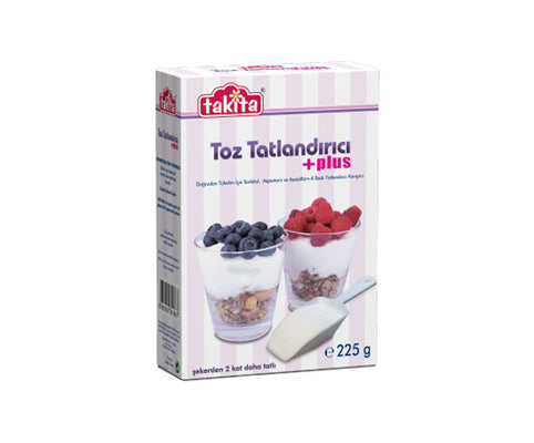 Takita Toz Tatlandırıcı + Plus Aspartamlı 225 G freeshipping - DiabStore